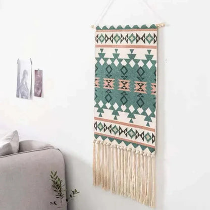 LZINA™ | Macrame Hanging Cotton Rug