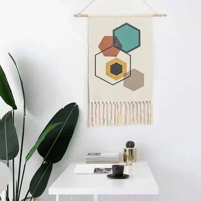 LZINA™ | Macrame Hanging Cotton Rug