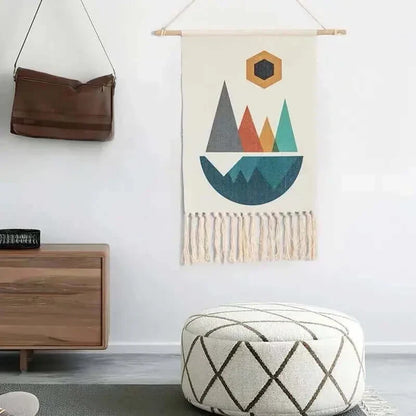 LZINA™ | Macrame Hanging Cotton Rug