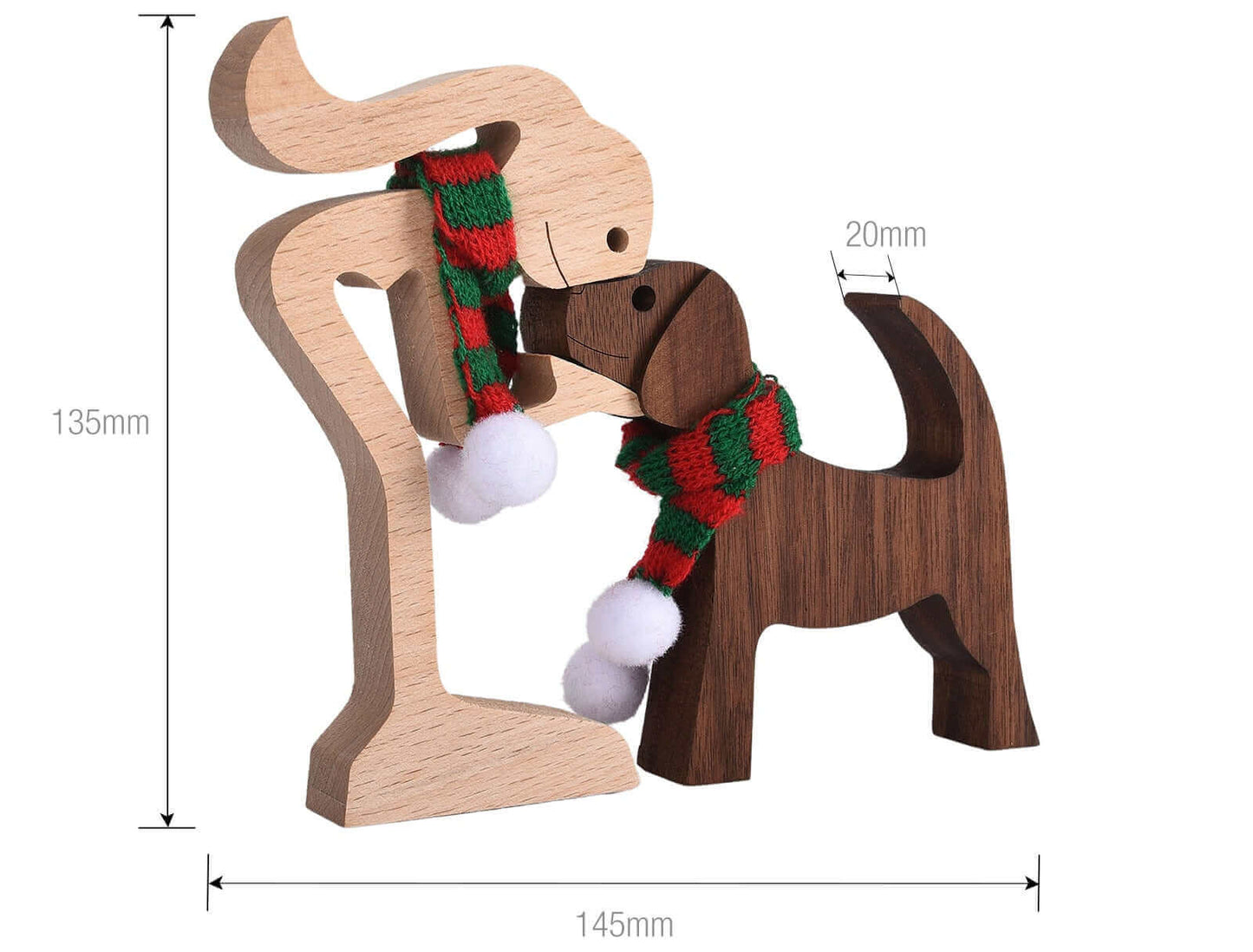 LZINA™ | Danish Wooden Animal Ornaments