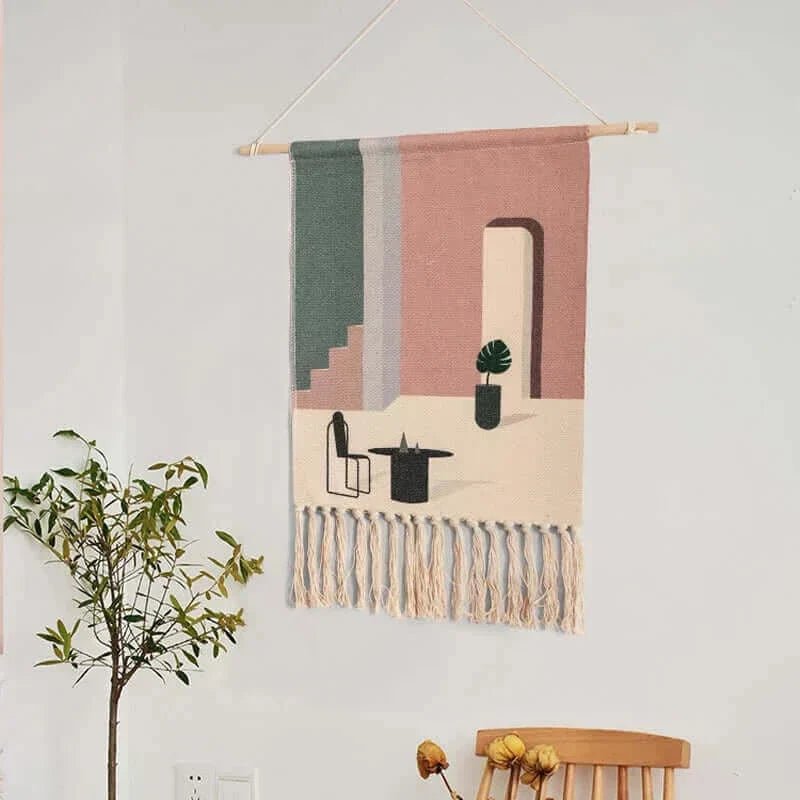 LZINA™ | Macrame Hanging Cotton Rug
