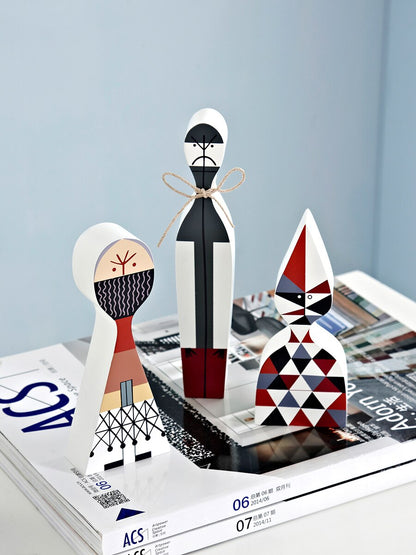 LZINA™ | Home Decoration Living Room Kawaii Accessories Sculptures & Figures Character Shapes Cute Wood Handmade Europe Household Items