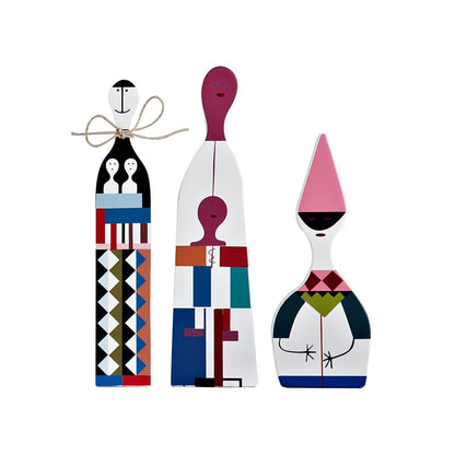 LZINA™ | Home Decoration Living Room Kawaii Accessories Sculptures & Figures Character Shapes Cute Wood Handmade Europe Household Items