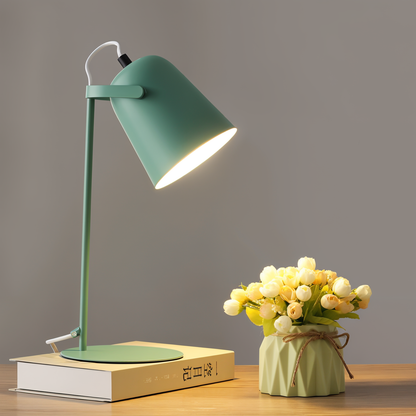 BowLift Macaron – Adjustable Nordic Table Lamp for a Sleek, Modern Office