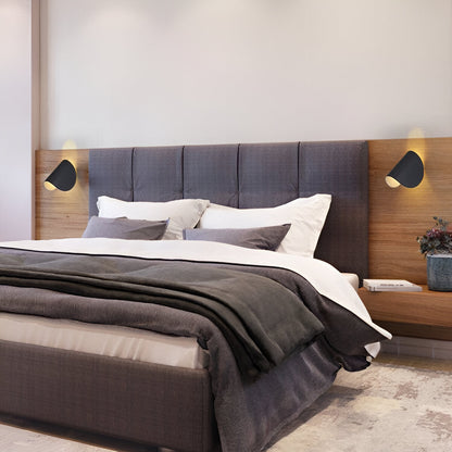 BowLift Twist Wall Lamp — Rotatable Metal Wall Light with Elegant Curved Sconce