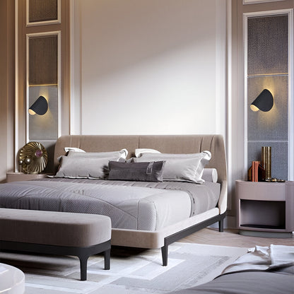 BowLift Twist Wall Lamp — Rotatable Metal Wall Light with Elegant Curved Sconce