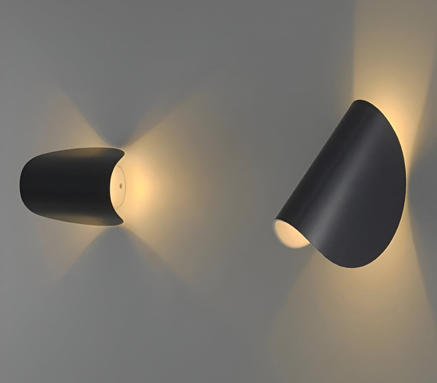 BowLift Twist Wall Lamp — Rotatable Metal Wall Light with Elegant Curved Sconce