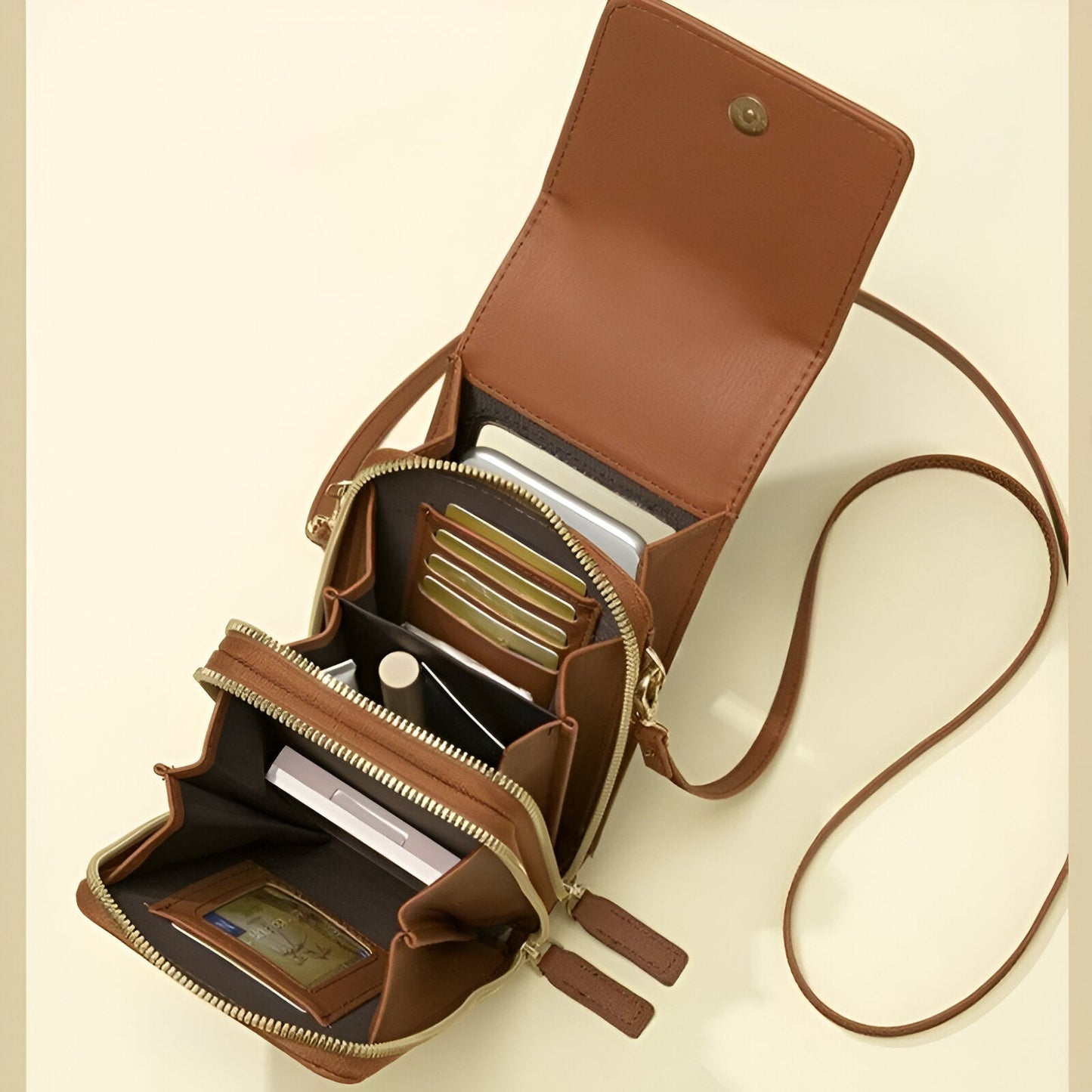 LZINA™ | Carry - Stylish Crossbody Wallet & Phone Holder Bag