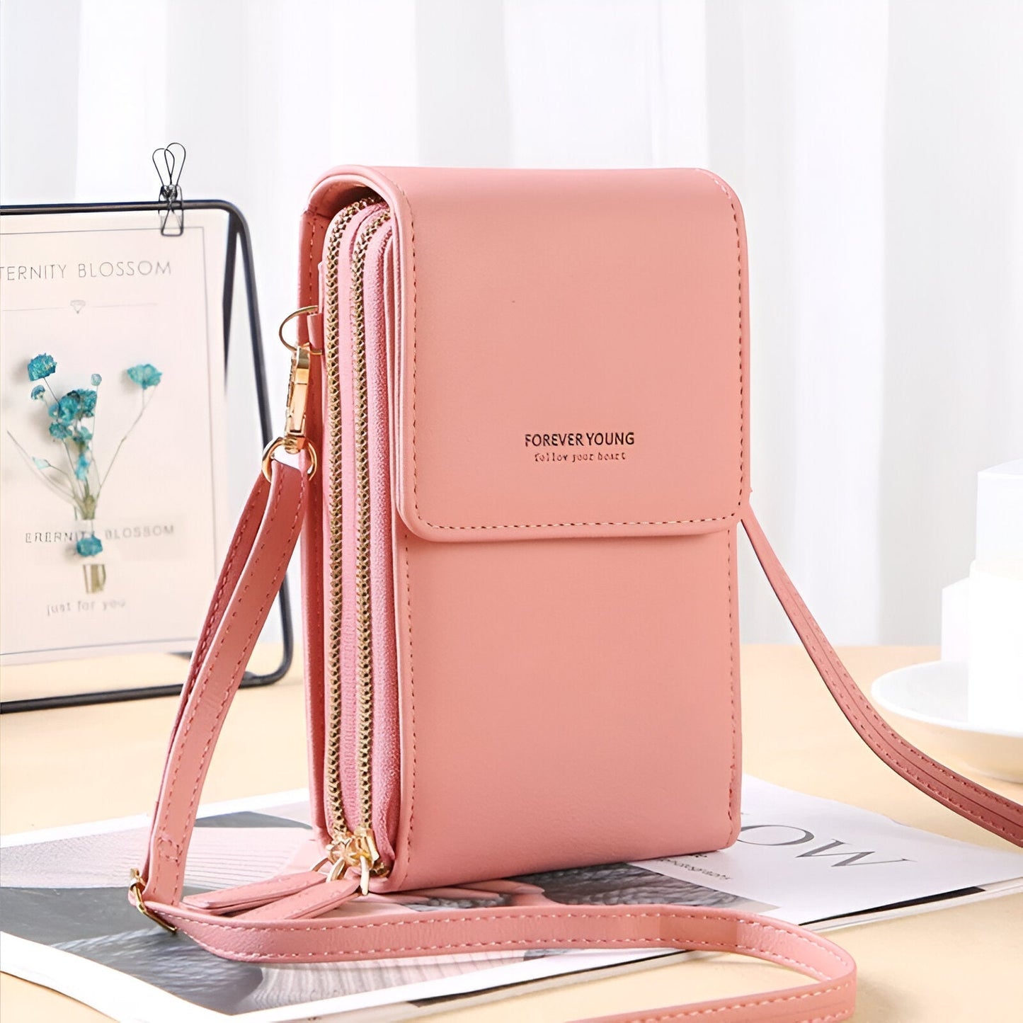 LZINA™ | Carry - Stylish Crossbody Wallet & Phone Holder Bag