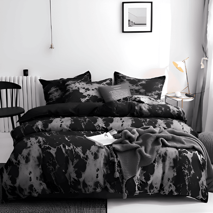 BowLift | Luxury 3-Piece Bedding Set with Marble Print