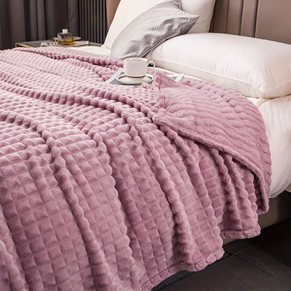 BowLift | EliteWave Plaid - Ultrafluffy structured coral fleece blanket