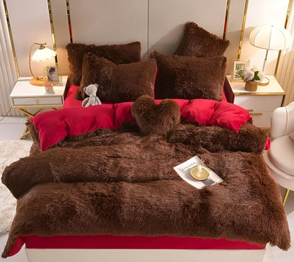 BowLift | FLUFFUREST – Plush Fleece Bedding Set