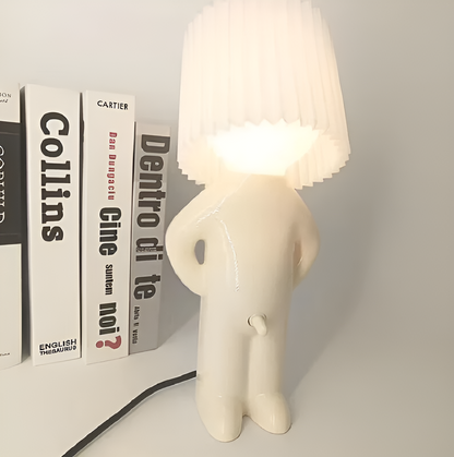 BowLift Table Lamp - Playful Shy Boy LED Light with Creative Design