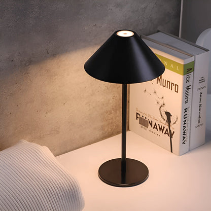 BowLift LumiLuxe Nordic Cone LED Table Lamp — Dimmable with Touch Control
