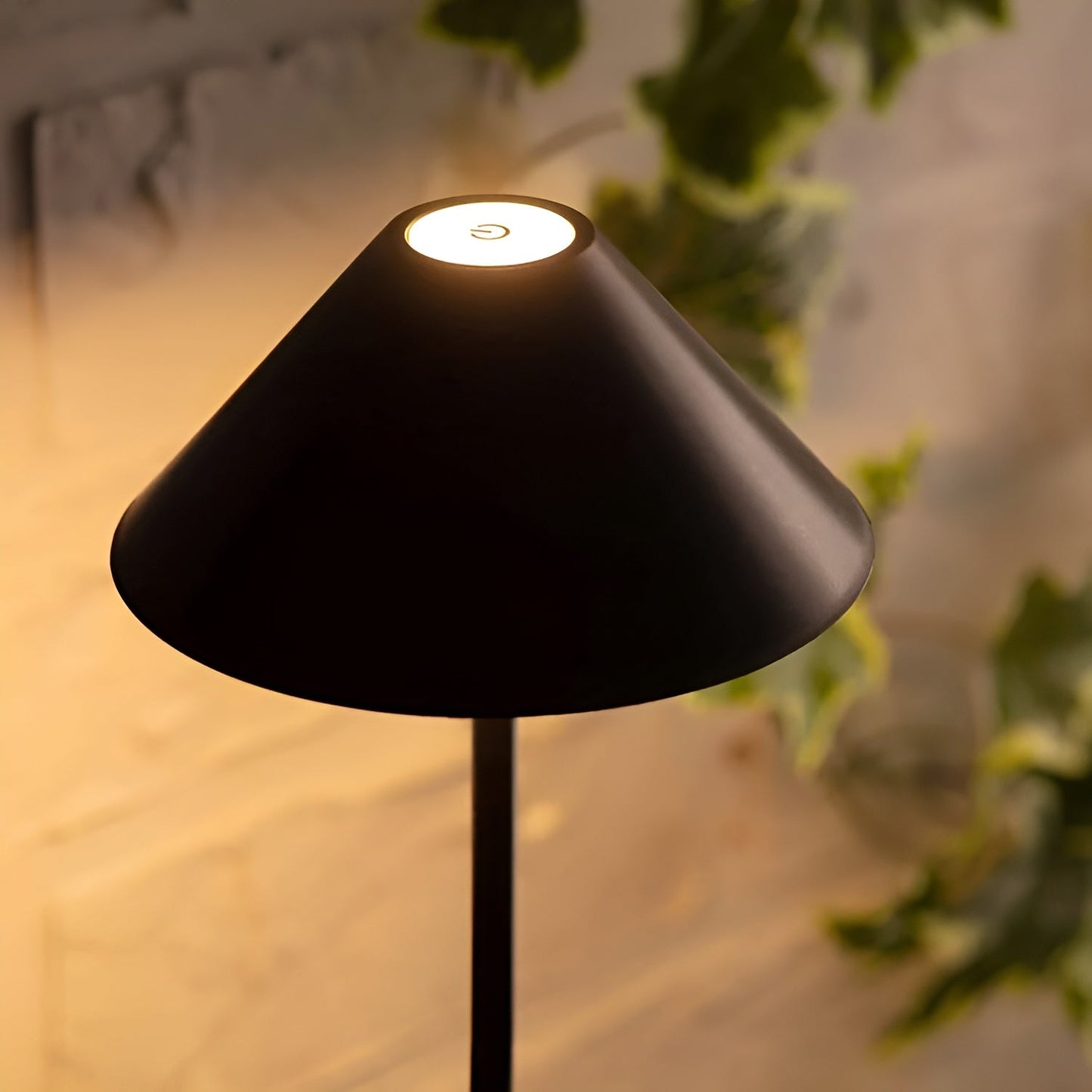 BowLift LumiLuxe Nordic Cone LED Table Lamp — Dimmable with Touch Control