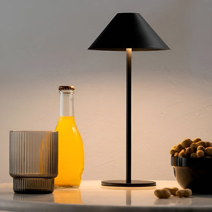 BowLift LumiLuxe Nordic Cone LED Table Lamp — Dimmable with Touch Control