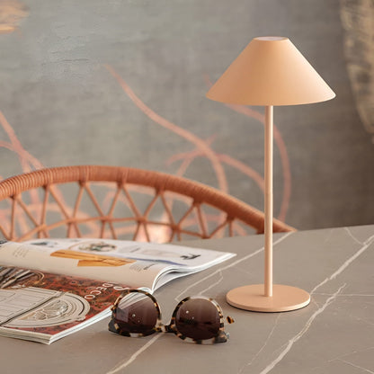 BowLift LumiLuxe Nordic Cone LED Table Lamp — Dimmable with Touch Control
