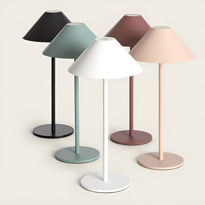 BowLift LumiLuxe Nordic Cone LED Table Lamp — Dimmable with Touch Control