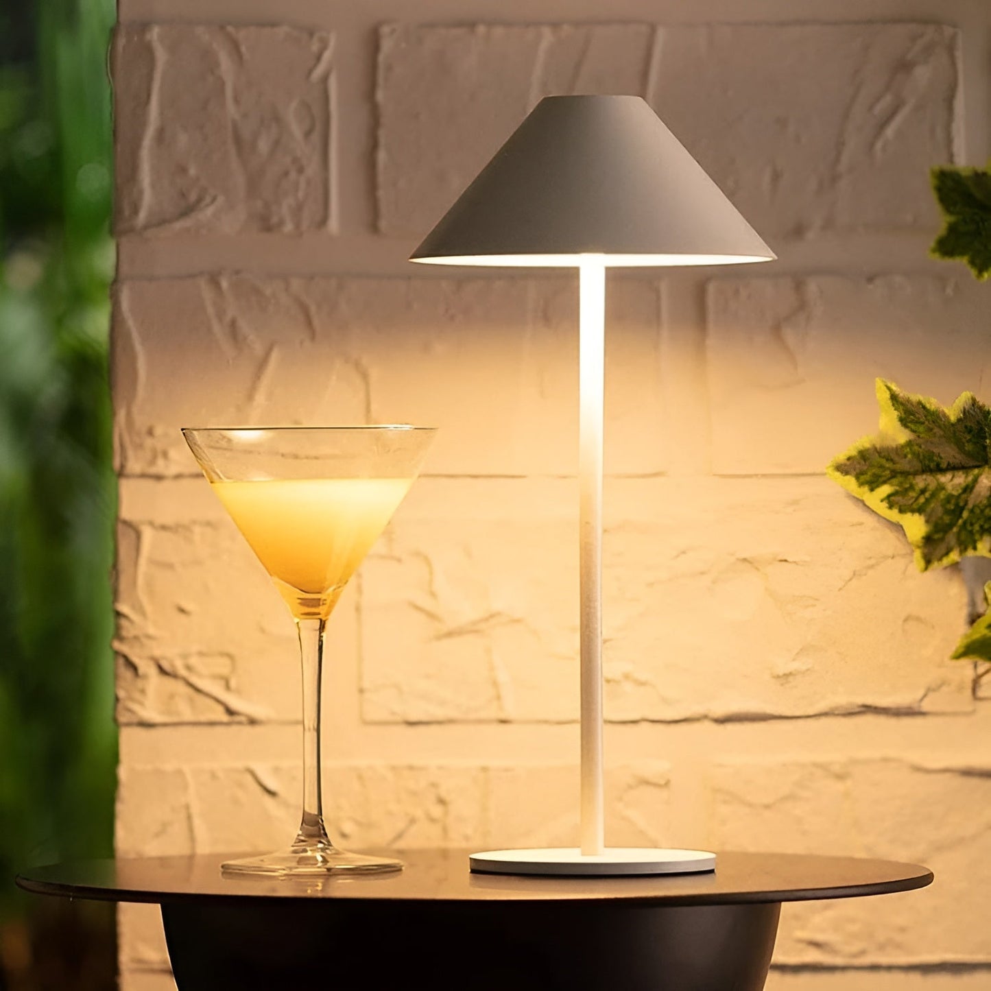 BowLift LumiLuxe Nordic Cone LED Table Lamp — Dimmable with Touch Control