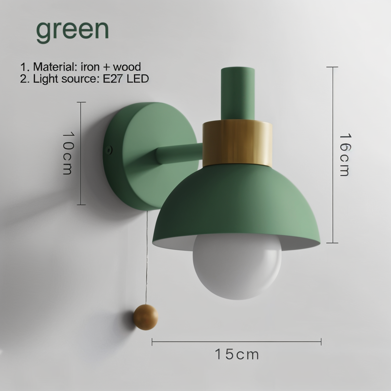 BowLift Wall Light Macaron — Modern Design for Indoor Lighting