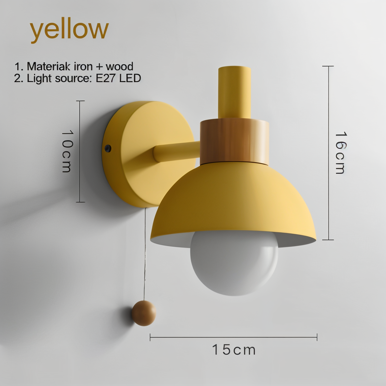 BowLift Wall Light Macaron — Modern Design for Indoor Lighting