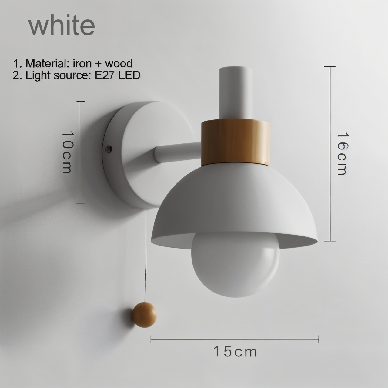BowLift Wall Light Macaron — Modern Design for Indoor Lighting