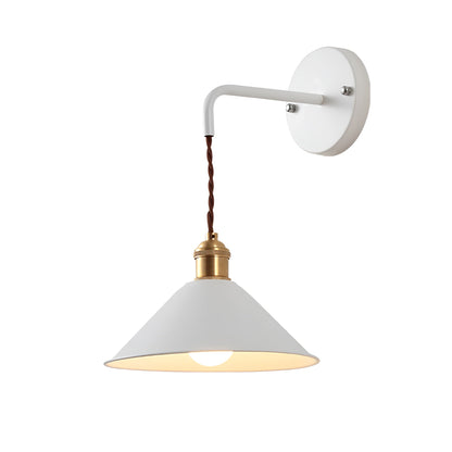 BowLift Retro Vintage Wall Lamp — Vintage-Inspired Cone Metal Wall Light