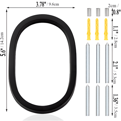 LZINA™ | Black Full House Number - House Number Modern - House Number Sign