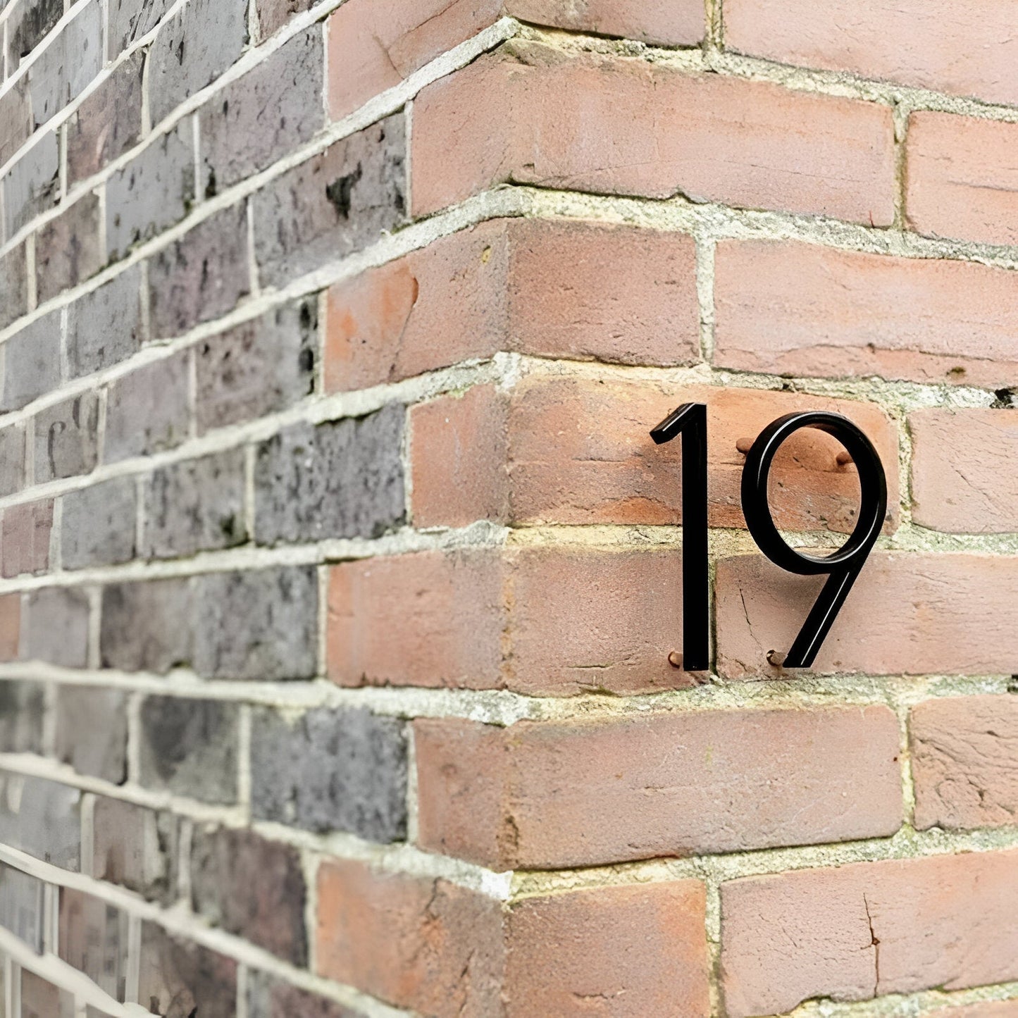 LZINA™ | Black Full House Number - House Number Modern - House Number Sign