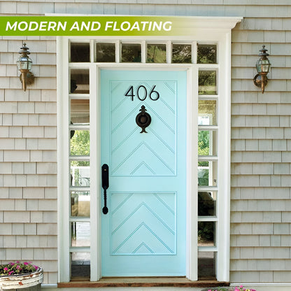LZINA™ | Black Full House Number - House Number Modern - House Number Sign
