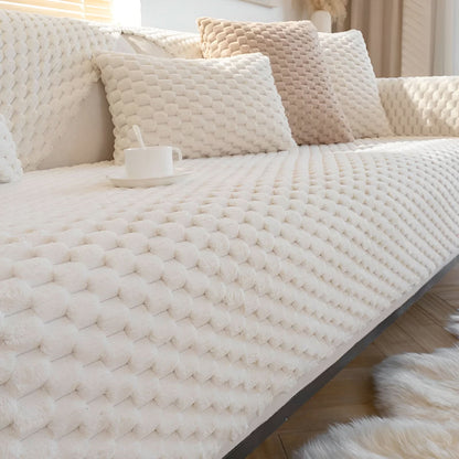 BowLift | Honeycomb Sofa Cover – Non‑Slip Stain‑Resistant Couch Protector