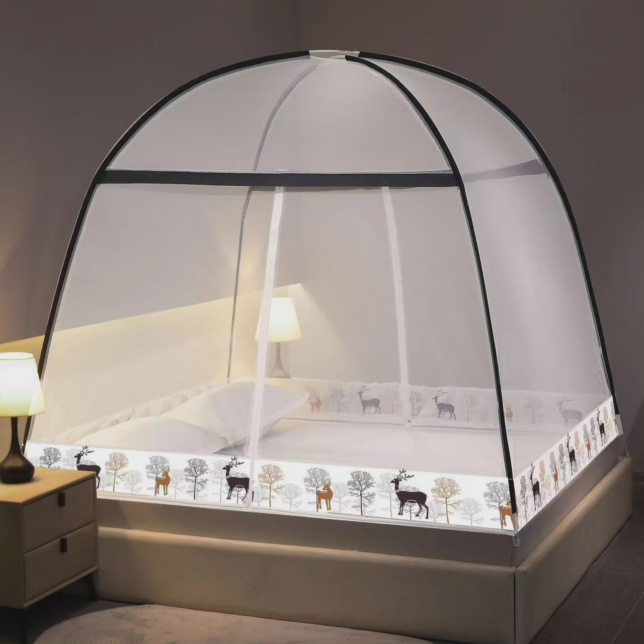 LZINA™ | Collapsible Mosquito Net (5by6) BlackNov