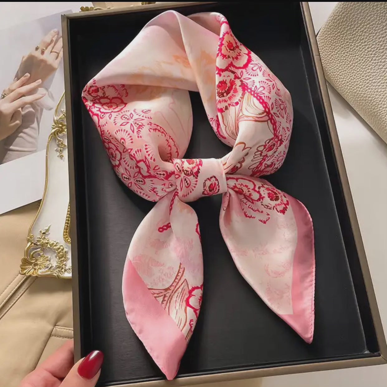 BowLift | Silk Square Scarf