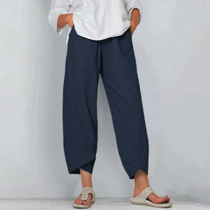 Women’s Relaxed Tapered Summer Trousers