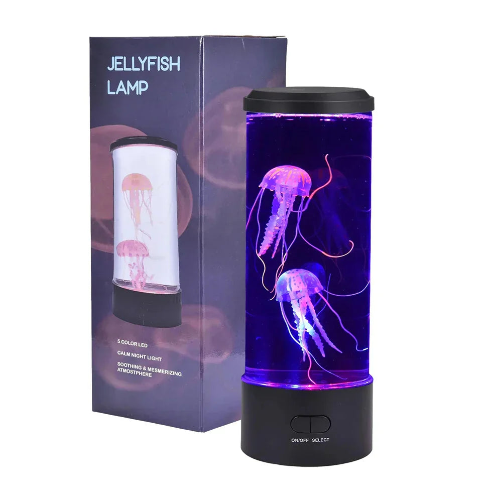BowLift Jellyfish Lamp – Color-Changing LED Light, USB or Battery Powered