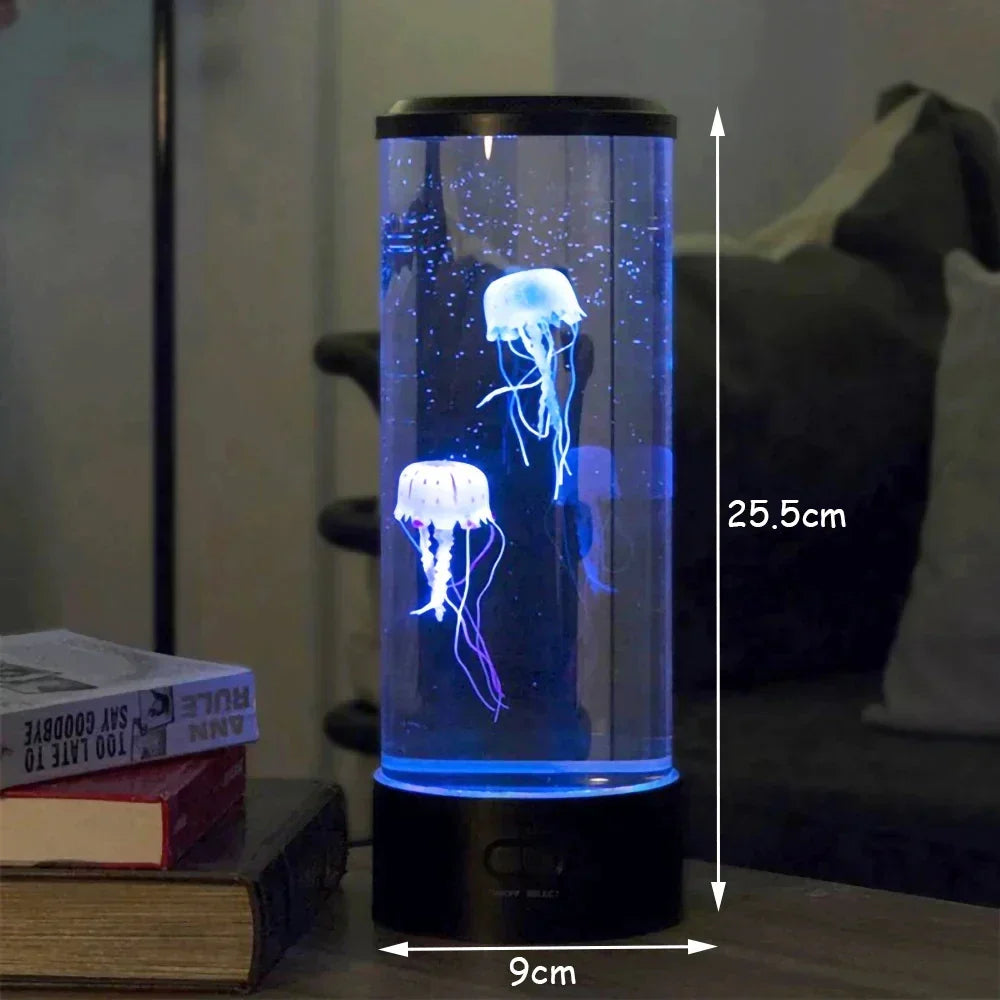 BowLift Jellyfish Lamp – Color-Changing LED Light, USB or Battery Powered