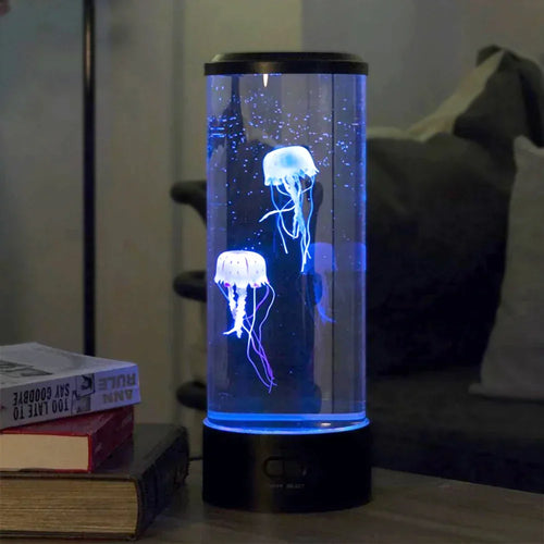BowLift Jellyfish Lamp – Color-Changing LED Light, USB or Battery Powered