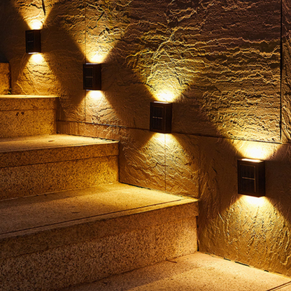 LZINA™ | Wireless LED Solar Wall Lamps
