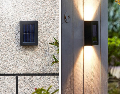 LZINA™ | Wireless LED Solar Wall Lights Deluxe | Efficient and Cost-Saving Outdoor Lighting