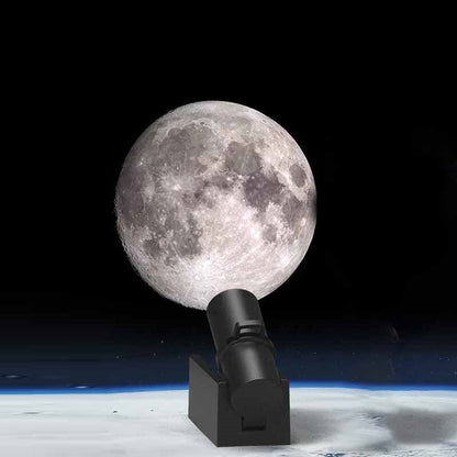 LZINA™ | Earth & Moon Projector Lamp | LED Night Light | Cosmic Ambiance with Multiple Modes