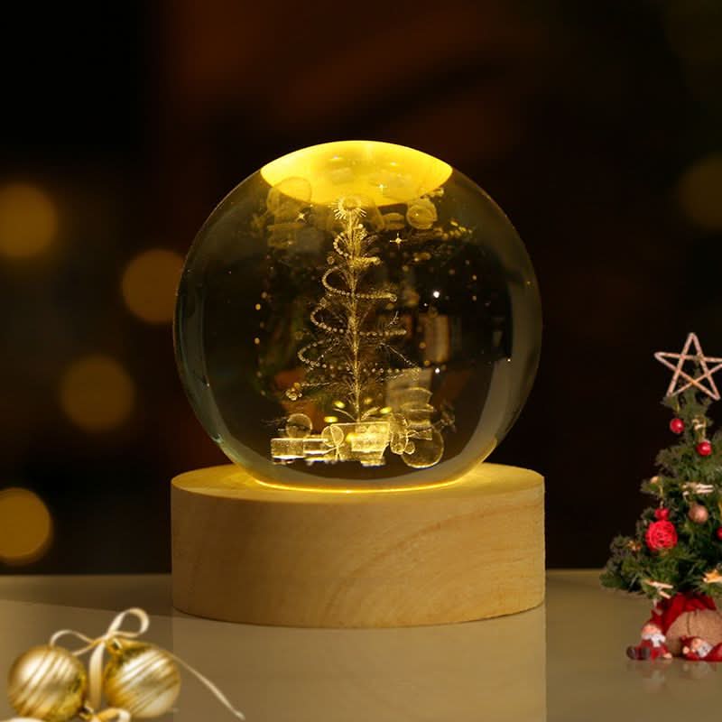 LZINA™ | Luminous Crystal Ball LED Night Light Decor