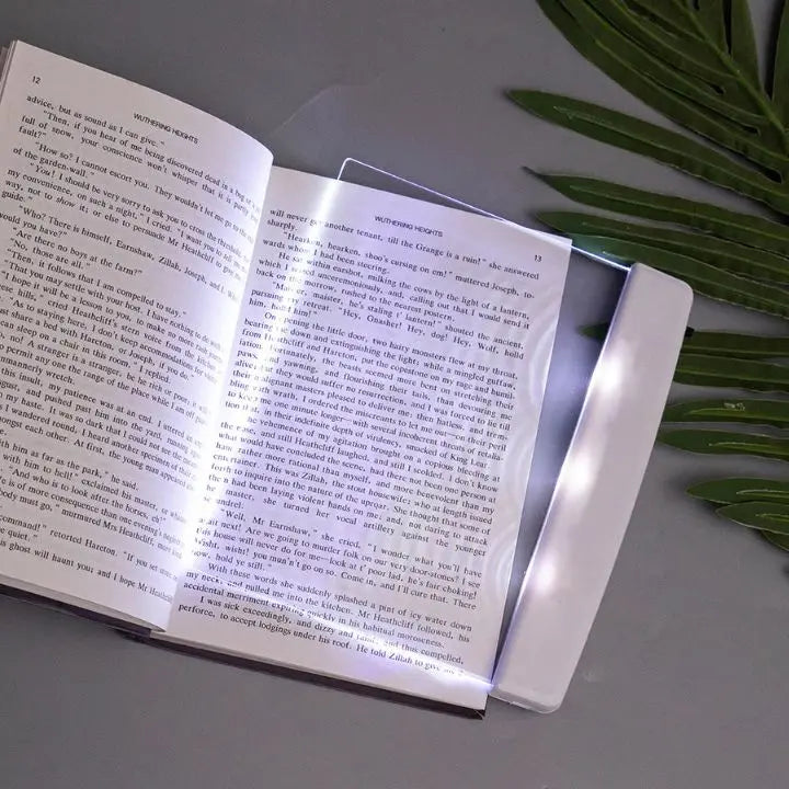 LZINA™ | LED Reading Lamp Flat Panel – Night Light with 2 Brightness Levels & Eye PRedection