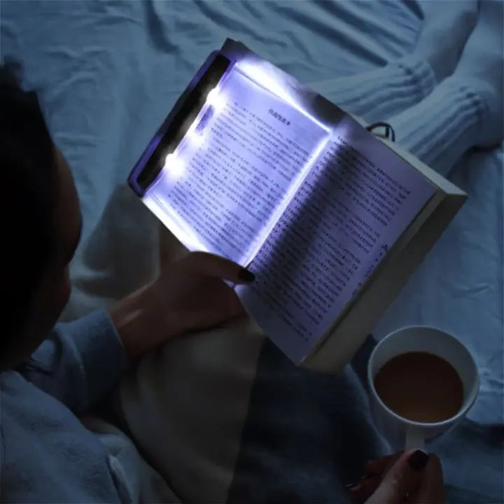 LZINA™ | LED Reading Lamp Flat Panel – Night Light with 2 Brightness Levels & Eye PRedection