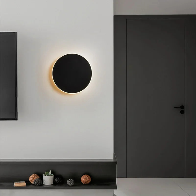 BowLift LightRing: Sleek Minimalist LED Wall Light