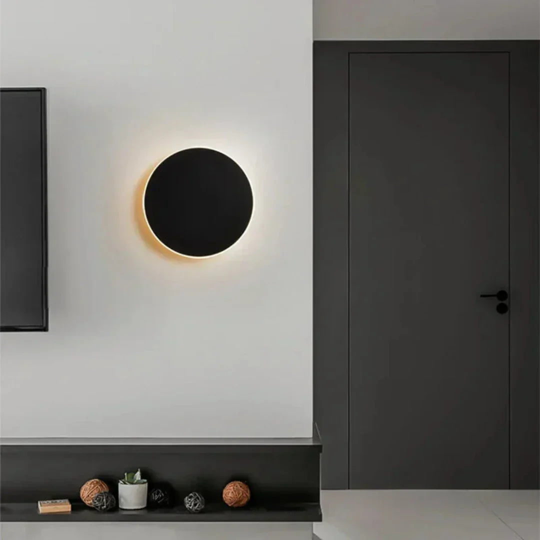 BowLift Sleeksphere Round LED Wall Light – Modern Circular LED Wall Sconce