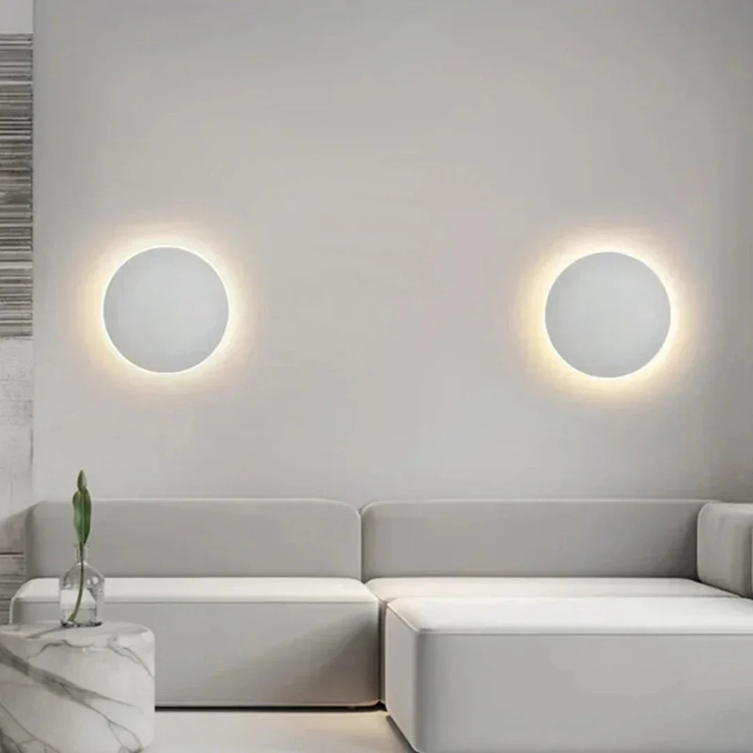 BowLift Sleeksphere Round LED Wall Light – Modern Circular LED Wall Sconce