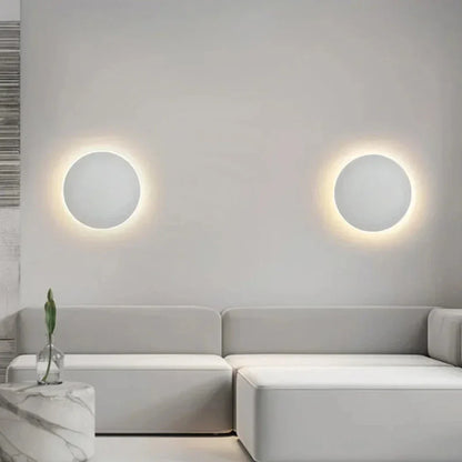 BowLift Sleeksphere Round LED Wall Light – Modern Circular LED Wall Sconce
