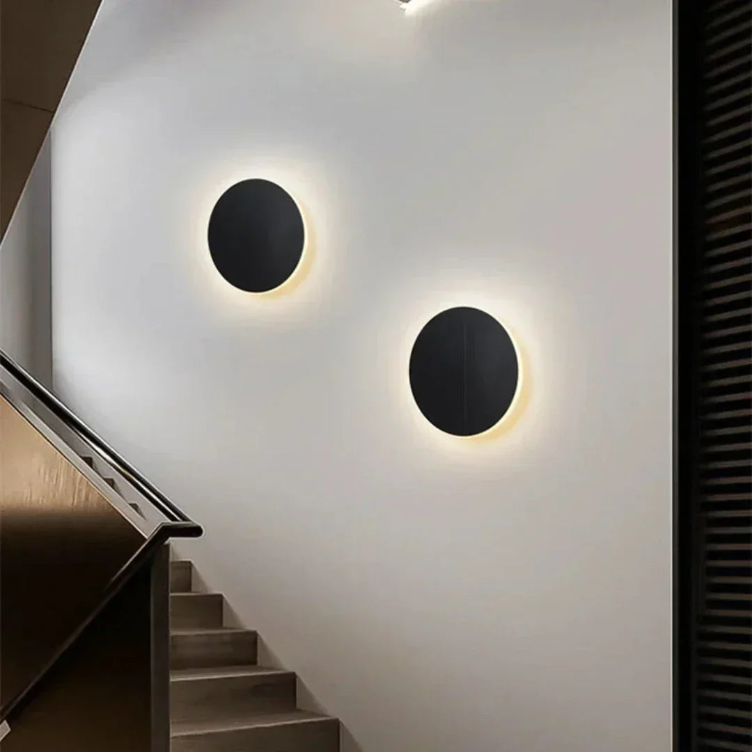 BowLift Sleeksphere Round LED Wall Light – Modern Circular LED Wall Sconce
