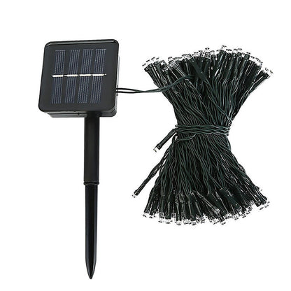 LZINA™ | 200 LEDs Outdoor Waterproof Christmas Festival Decoration Solar Lamps String Lights, Length: 22m (Blue)