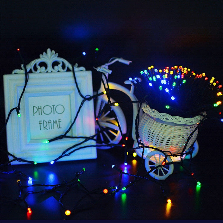 LZINA™ | 200 LEDs Outdoor Waterproof Christmas Festival Decoration Solar Lamps String Lights, Length: 22m (Blue)